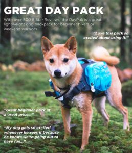 Dog Backpack Hiking Gear