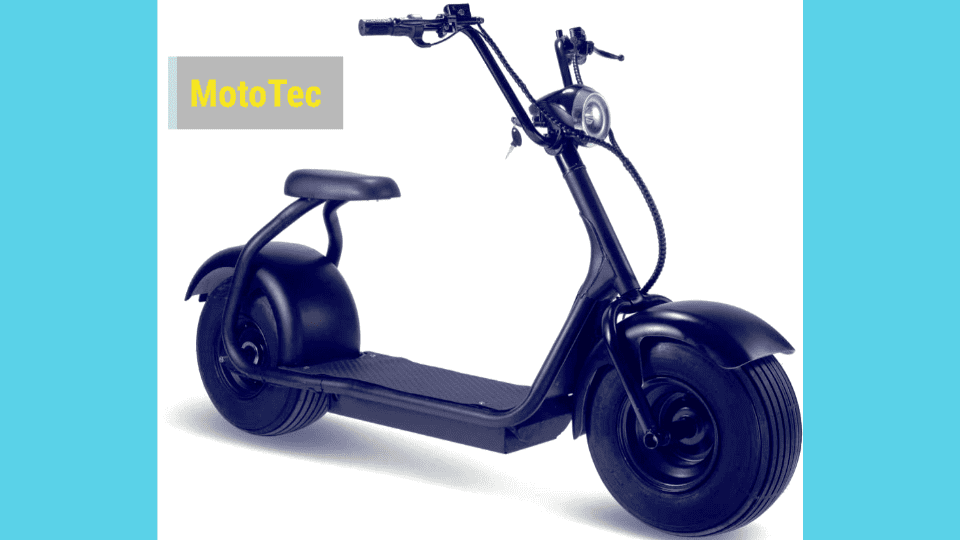  MotoTec Fat Tire 60v 18ah 2000w Lithium Electric Scooter