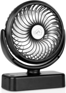 COMLIFE Battery-Operated Portable Fan