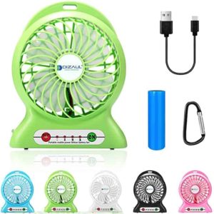 DizauL Portable Battery-Operated Camping Fan