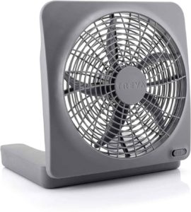 O2COOL Treva New Battery-Operated Camping Fan