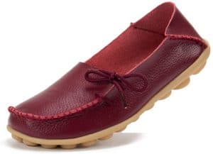 DUOYANGJIASHA WOMEN’S LEATHER LOAFERS SLIP