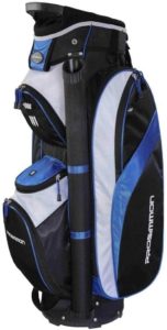 Prosimmon Tour 14-way cart bag with outer putter tube