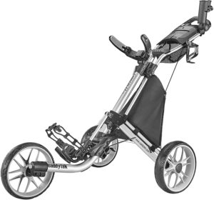 CaddyTek 3 Wheel Golf Push Cart