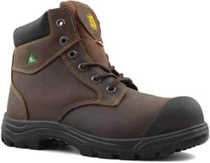 Tiger Safety Men's 6 Inch Lightweight CSA Leather Work Safety Boots