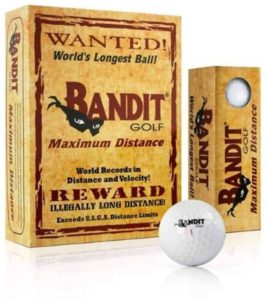 4.BANDIT GOLF BALLS MAXIMUM DISTANCE