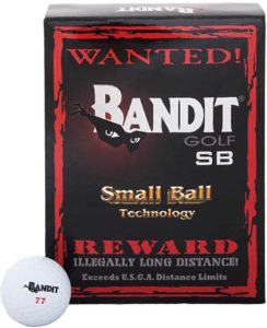 7. BANDIT SB (SMALL BALL TECHNOLOGY) GOLF BALLS - DOZEN