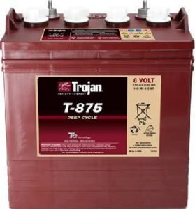 Trojan T-875 8V Golf Cart Battery